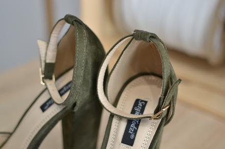 Khaki sandále 37, 37