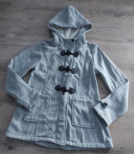 Sivý mikinový kabátik, s