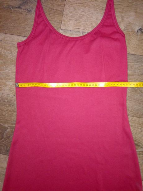 Bavlnené červené šaty na ramienka m - top stav, m