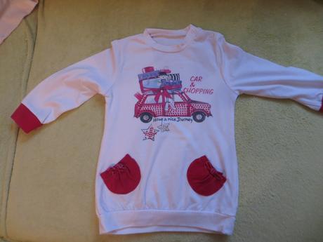 Dlhšie tričko s dlhým rukávom, 86