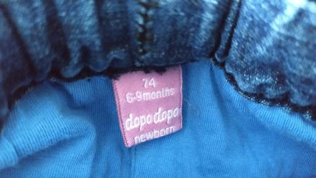 Dievčenské zateplené nohavice, dopodopo,74