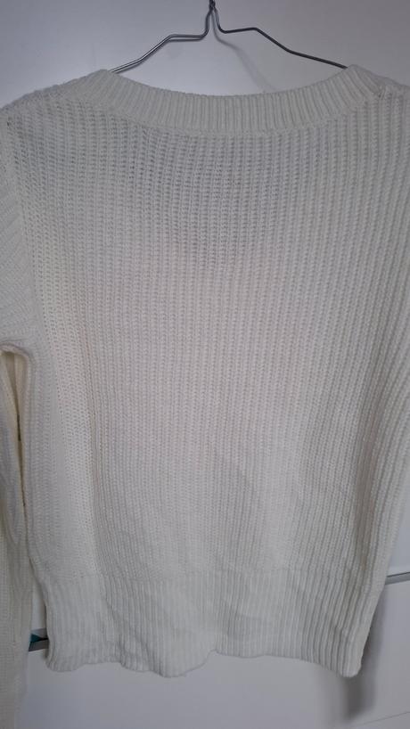 Biely pulóver, zara,xs