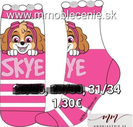 Ponožky paw patrol, disney,31 / 32 / 33 / 34