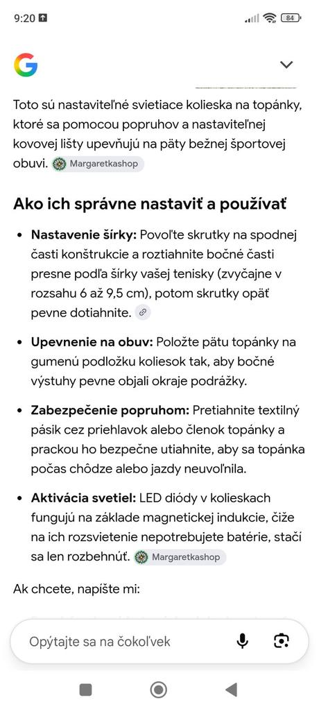 Kolieska na botasky,