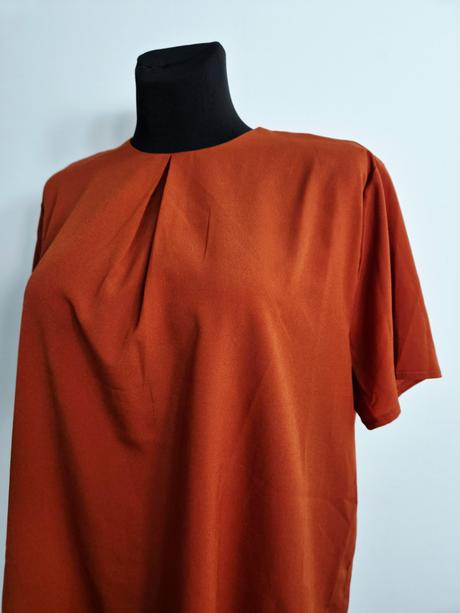 Minimalistická tehlová blúzka terranova, terranova,xl