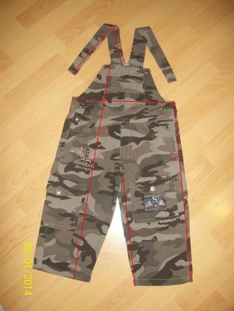 Maskáčové nohavice-kuk miery, 86