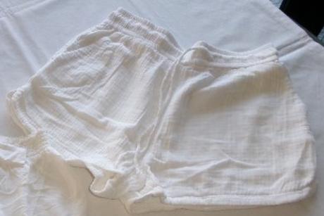 H&m biele kraťasy vel.s, h&m,s