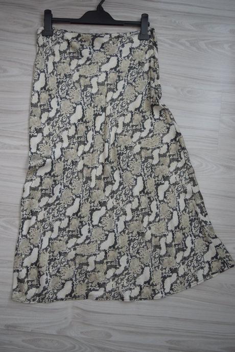 Sukňa s hadím vzorom, h&m,38