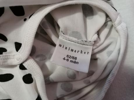 Body dalmatinec s volanikmi na pleciach, 68