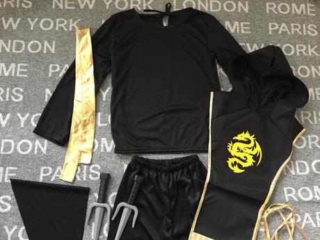 Chlpacensky kostym ninja 8-10 rokov,