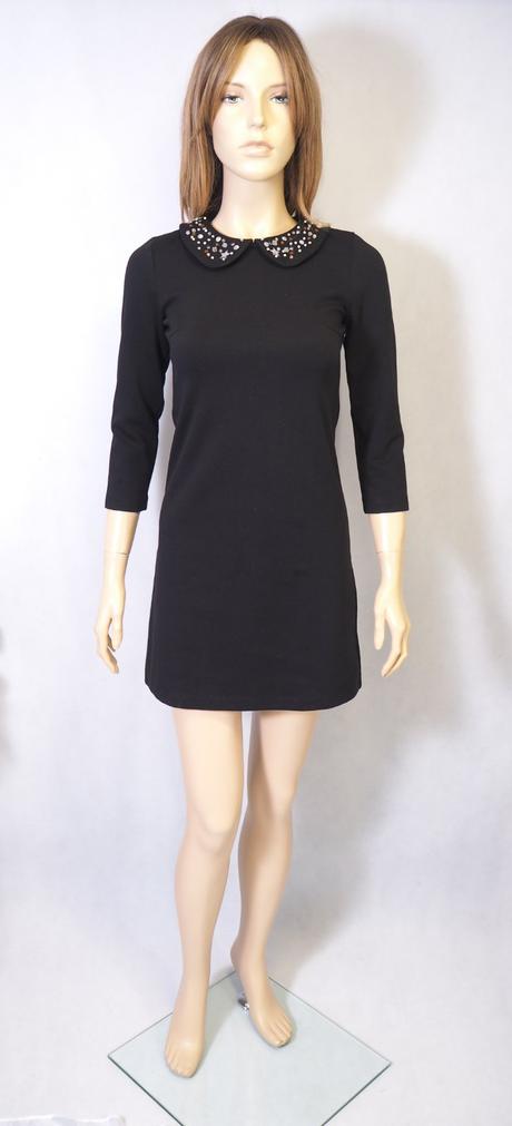 Kvalitné čierne šaty reserved, reserved,xs