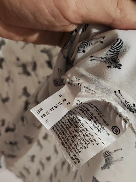 Blúzka so zebrami c&a, c&a,xxl