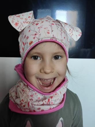 Set čiapka a nákrčník, 98 / 104 / 110 / 116