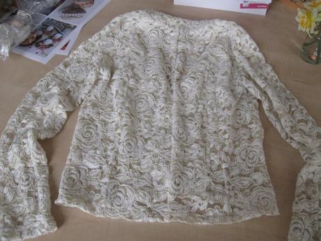 Dámske čipkované sako, s, s