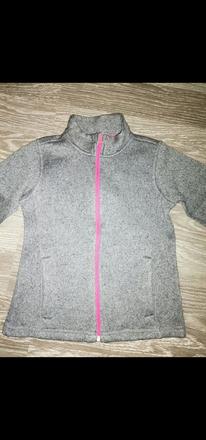 Fleecová mikina na zips, crivit,122