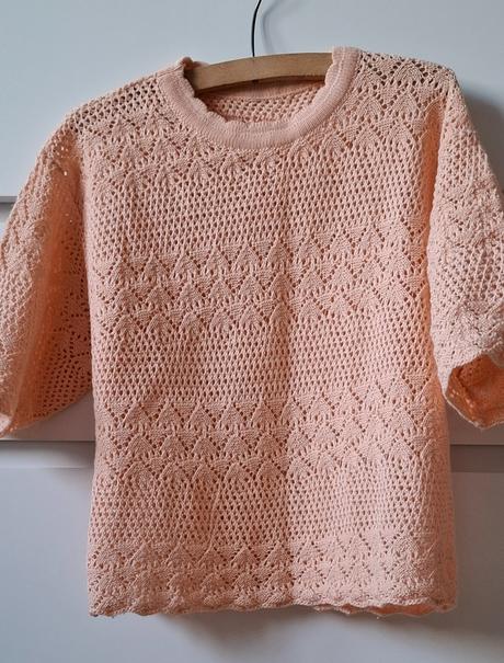 Háčkovaný pulóvrik, m