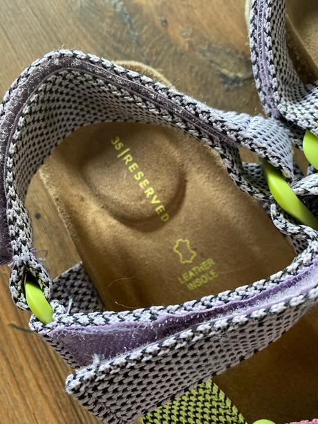 Športové sandále s koženou výstelkou, reserved,35