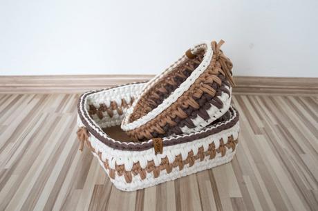 Háčkované košíky, 