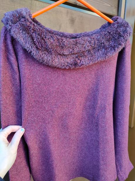 Pulóver s kožušinkou, m