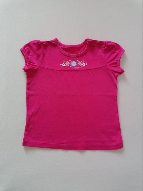 Tricko 98/104 s kvietkami, tchibo,98