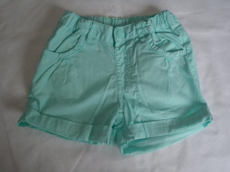 Krátke nohavice bledozelené, dopodopo,110