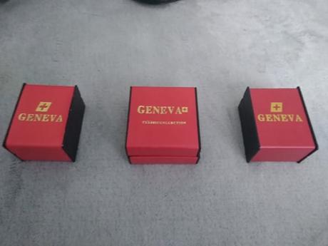 3x náramkové hodinky geneva, geneva
