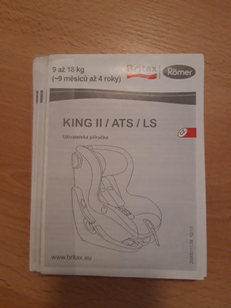 Autosedačka romer king ii, römer