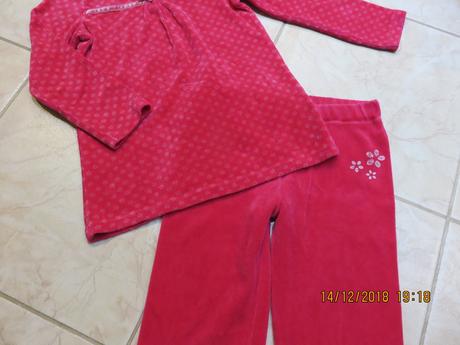 Velúrové pyžamo od tchibo, 116