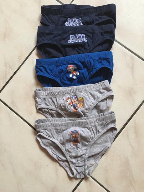 Slipy h&m 5kusov párkrát oblečené, h&m,110