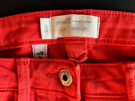 Rifľové nohavice - denim, tom tailor,xs