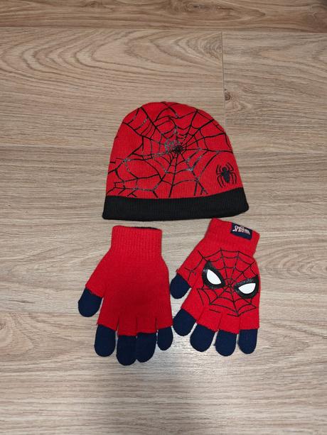 Zimný set spider-man čiapka a rukavice, marvel,110