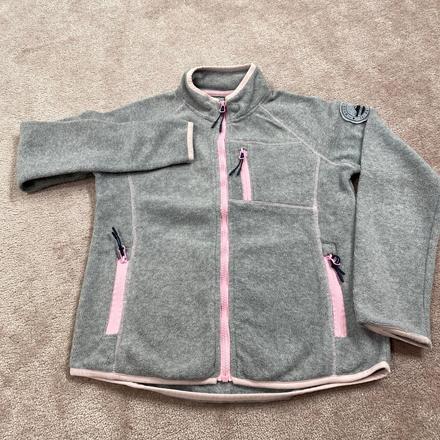 Fleecová sivá mikina, 158