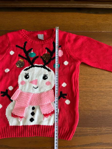 Vianočný pulóvrik so snehuliakom, kids,122