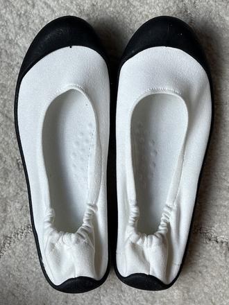 Biele baleríny 35-36, 35