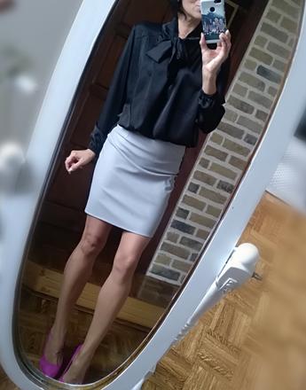 Saténová blúzka, m