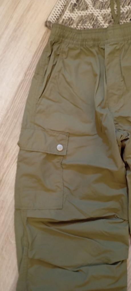 Hm nohavice 1krat oblečené, h&m,134