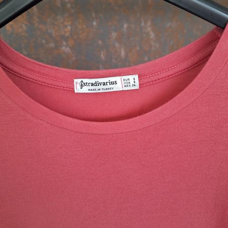 Viskozove tričko, stradivarius,s