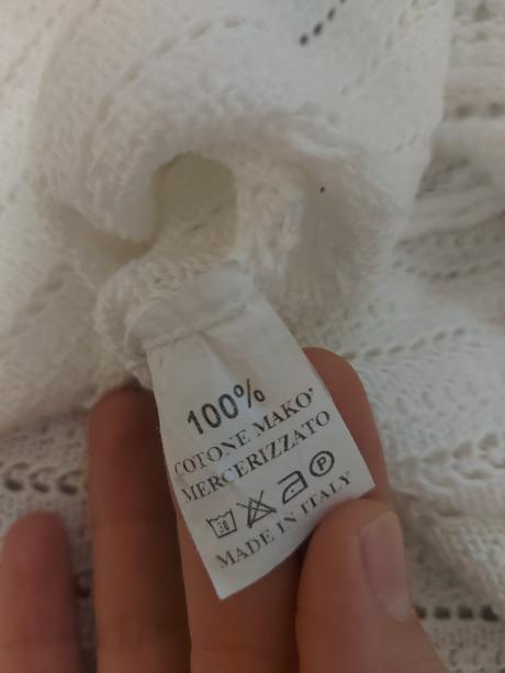 Svetrík z mako/egyptskej bavlny, s