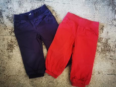 Teplé zimné nohavice dievča, dvojičky, baby club,80