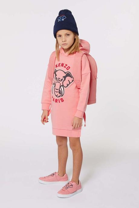 Skvelé dievčenské teplákové šaty kenzo, 134