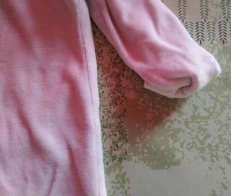 Ružový zamatový overal, marks&spencer, 56-62 cm, marks & spencer,62