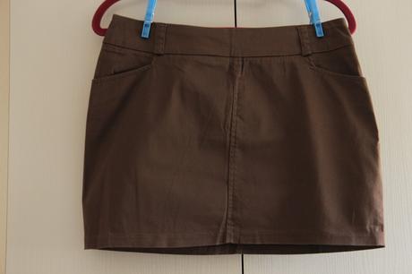 Hnedá mini sukňa orsay s, orsay,s