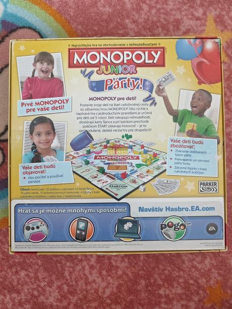 Monopoly junior párty,