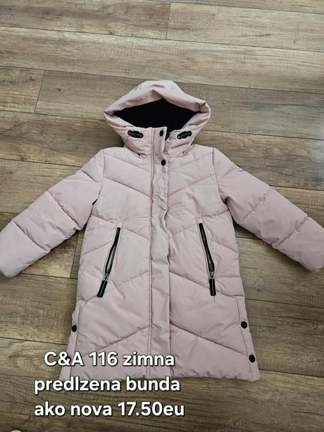 C&a zimna predlzená bunda, c&a,116