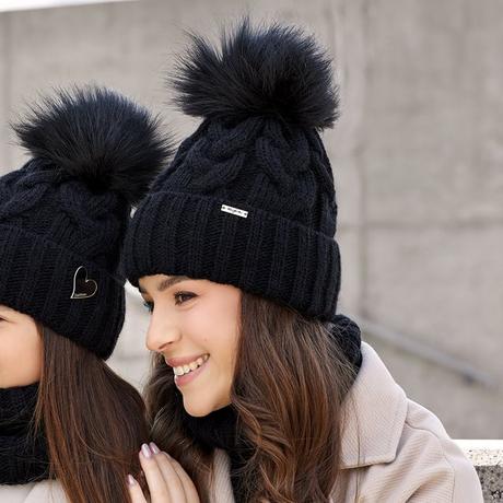 Dievčenská a dámska súprava na zimu 56-58cm,50234, ajs,56 / 58