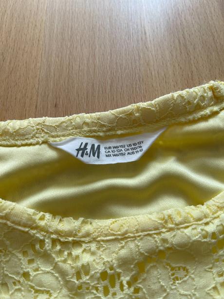 Šaty na ramienka, h&m,140