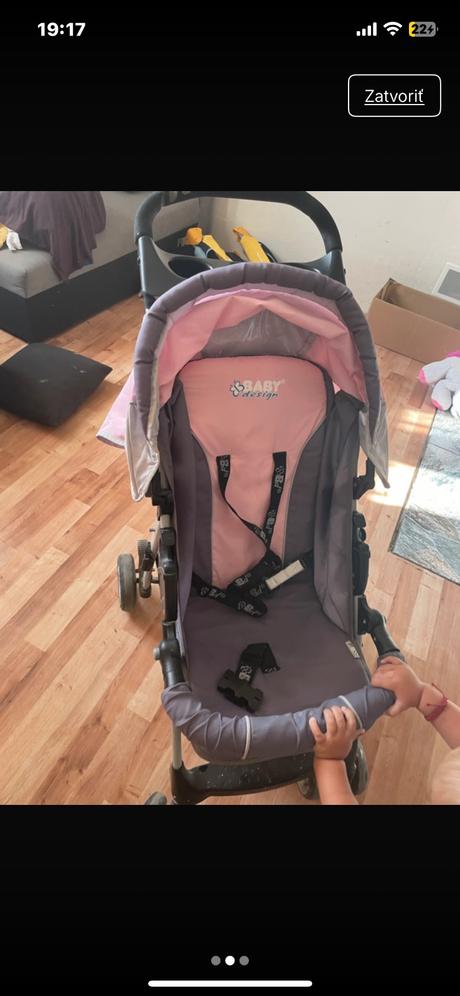 Kočík pre dievča, baby design