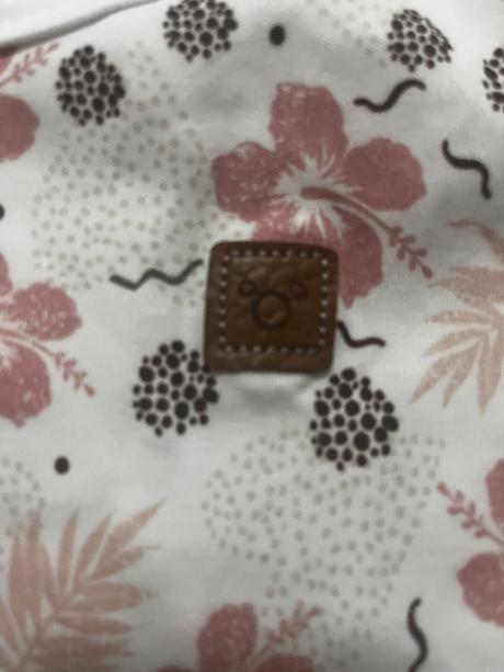 Kvietkované tričko v zemitých farbách, koala baby,80