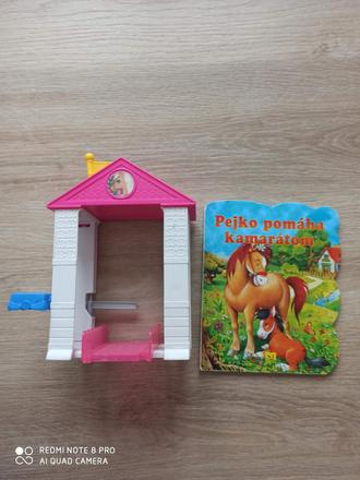 Maštaľ pre koníka+ kniha o konikovi,