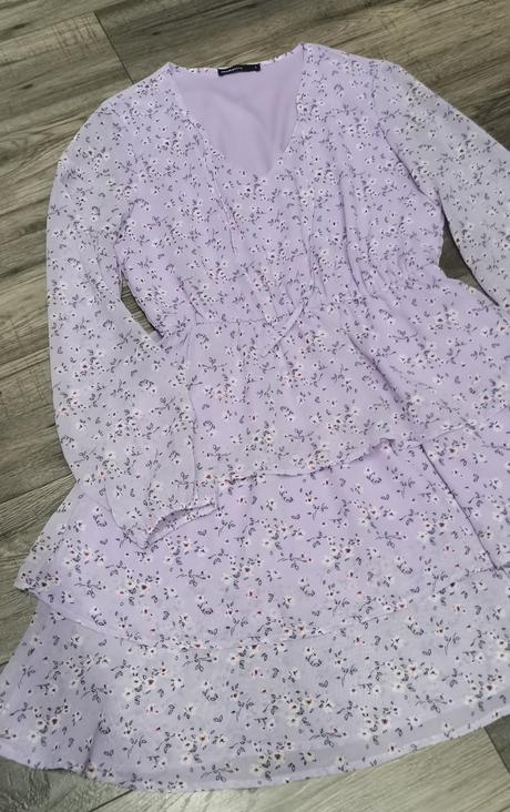 Fialové šaty, house,l